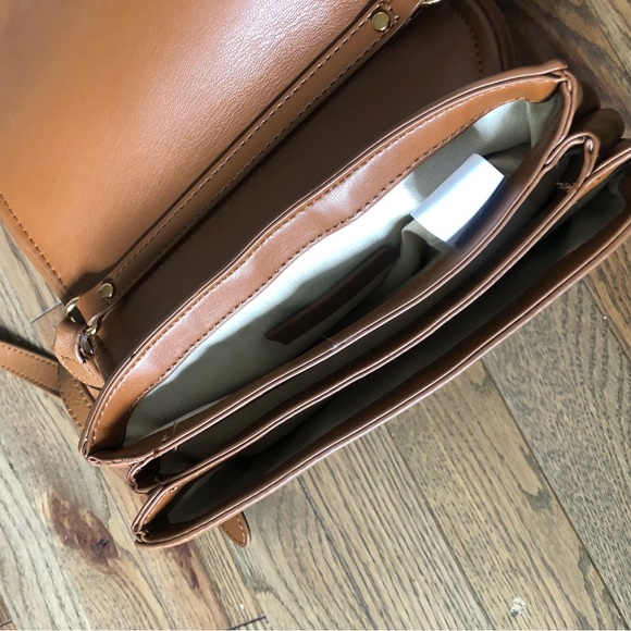Zara tan leather crossbody - Picture 5 of 5